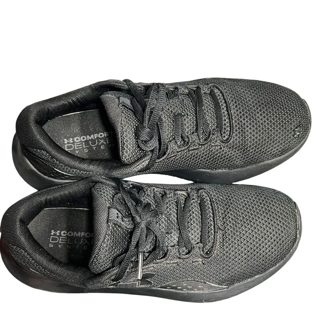 Under Armour Shoes Women's Size 8.5 Black Charged Running Training 3027000-002